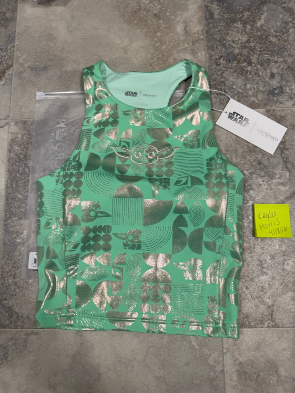 Crowned Athletics Grogu power tank